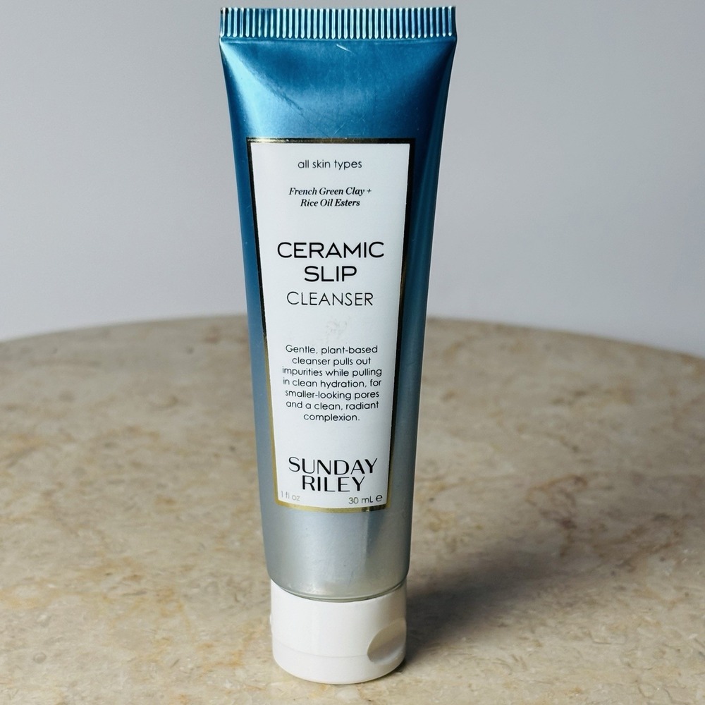 Sunday Riley Ceramic Slip Cleanser - Travel Size 1 oz/30mL Brand New SEALED